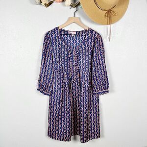 Lilly Pulitzer Silk Abelina Horse Bit Mini Dress Navy Lil' Bit Equestrian 10